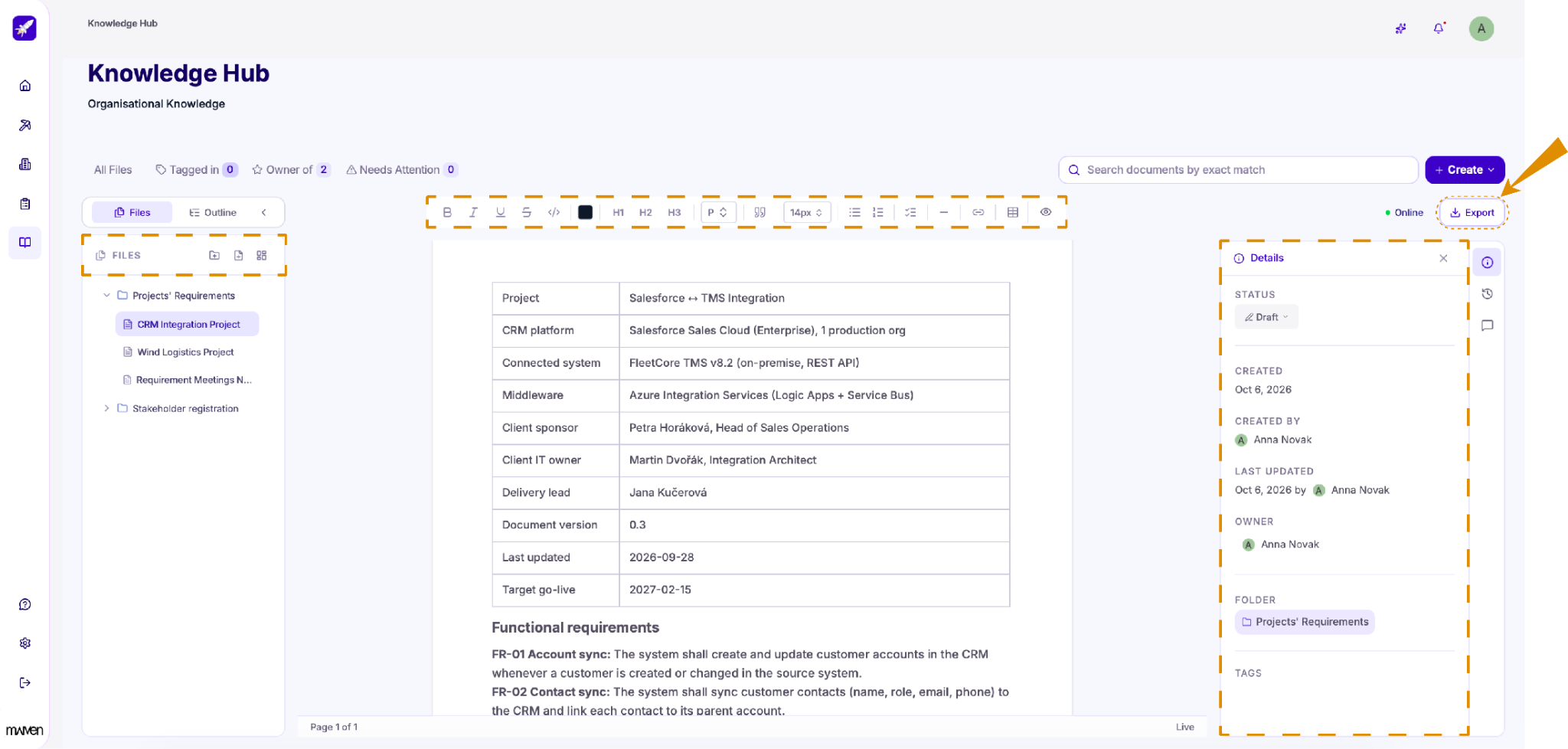 Edit Knowledge Hub files — Lumiare screenshot 85