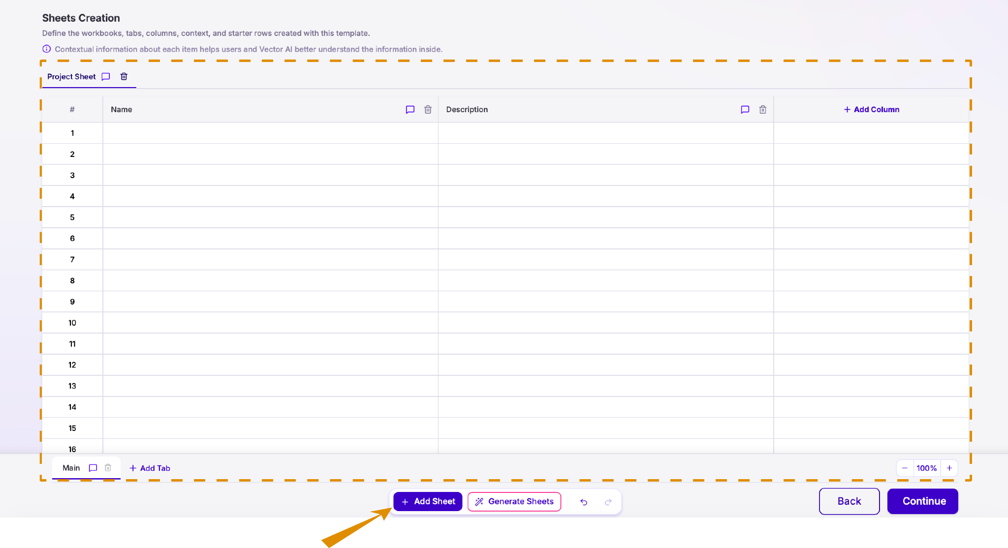 Create sheets for your template — Lumiare screenshot 24